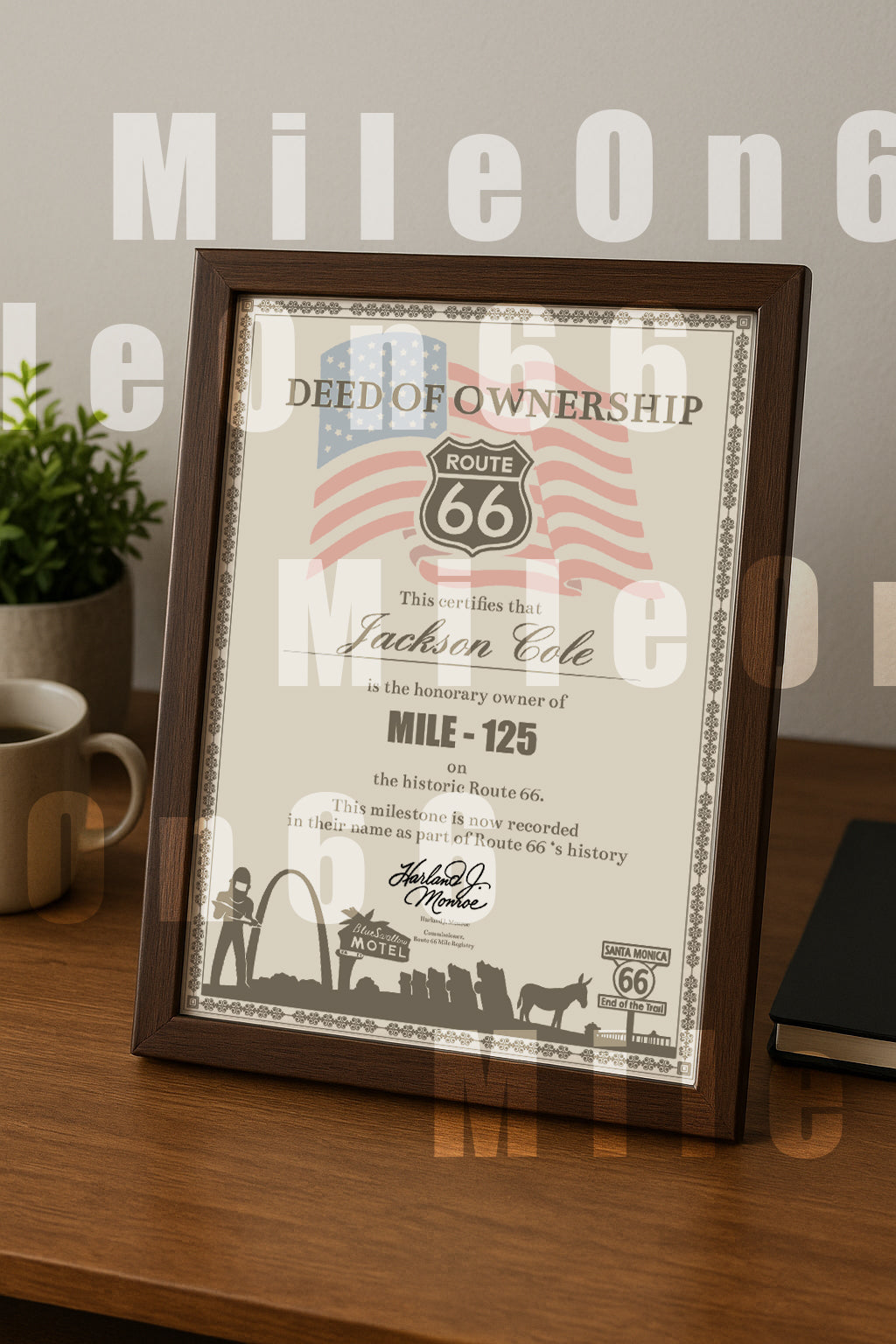 Own Mile #1121 on Route 66 - Tulsa, Oklahoma Rising Edition