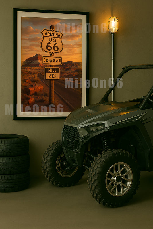Own Mile #1798 on Route 66 - Eastern Arizona Painted Desert Edition